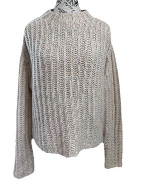 Industry Alpaca/Wool/Poly Blend Chunky Knit Sweater Women’s Sz SP Coastal Fisher